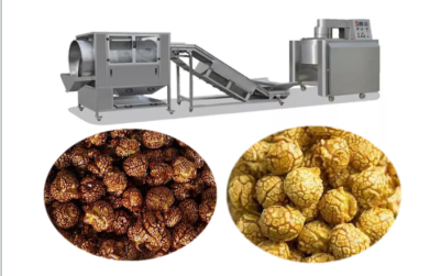 Caramel pop corn machine