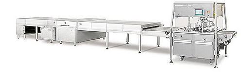 Chocolate Enrobing Machine | Automatic Chocolate Coating Equipment for snacks , cakes and breads