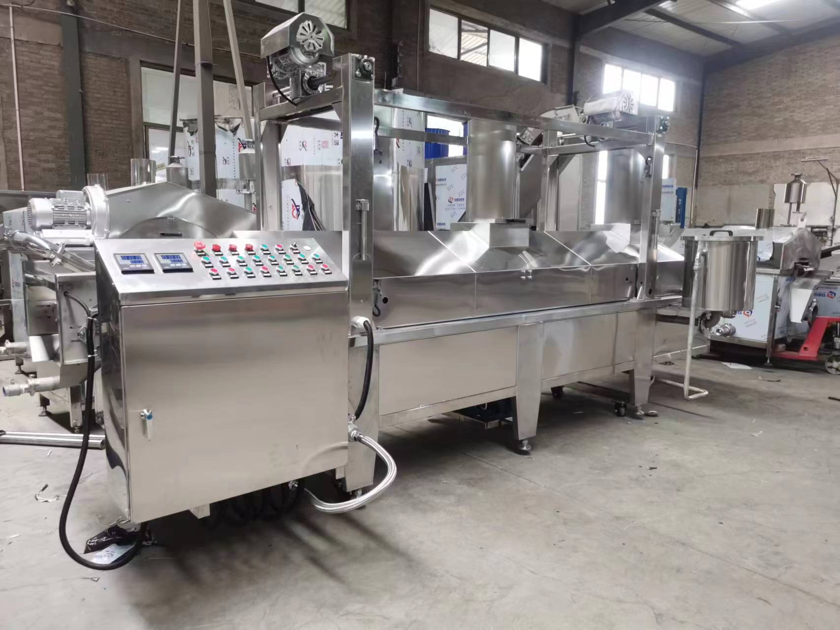 New type gas|Diesel oil heating fryer-save energy, less oil content, high capacity